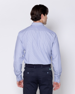 ΠΟΥΚΑΜΙΣΟ ΡΙΓΕ ΠΟΠΛΙΝΑ SLIM FIT thumb