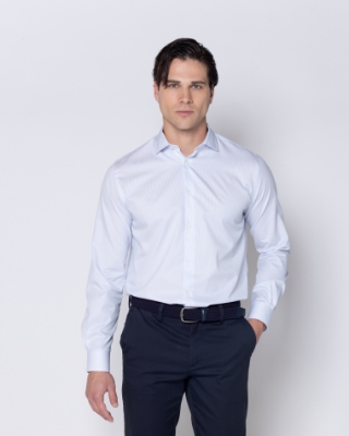 ΠΟΥΚΑΜΙΣΟ ΡΙΓΕ TWILL CUSTOM FIT thumb