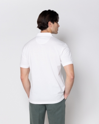 POLO PIQUE PIMA COTTON ΛΕΥΚΟ thumb